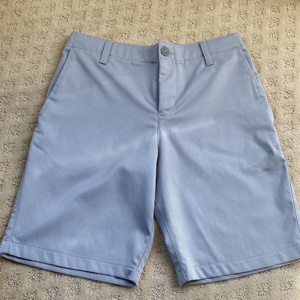 Light gray golf shorts
